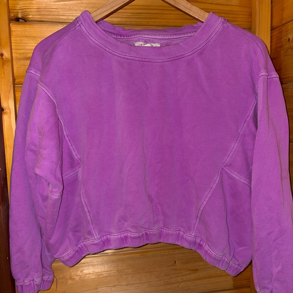 Anthropologie Vibrant Purple Sweatshirt